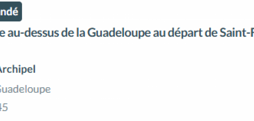 Vol en ULM à Saint-François